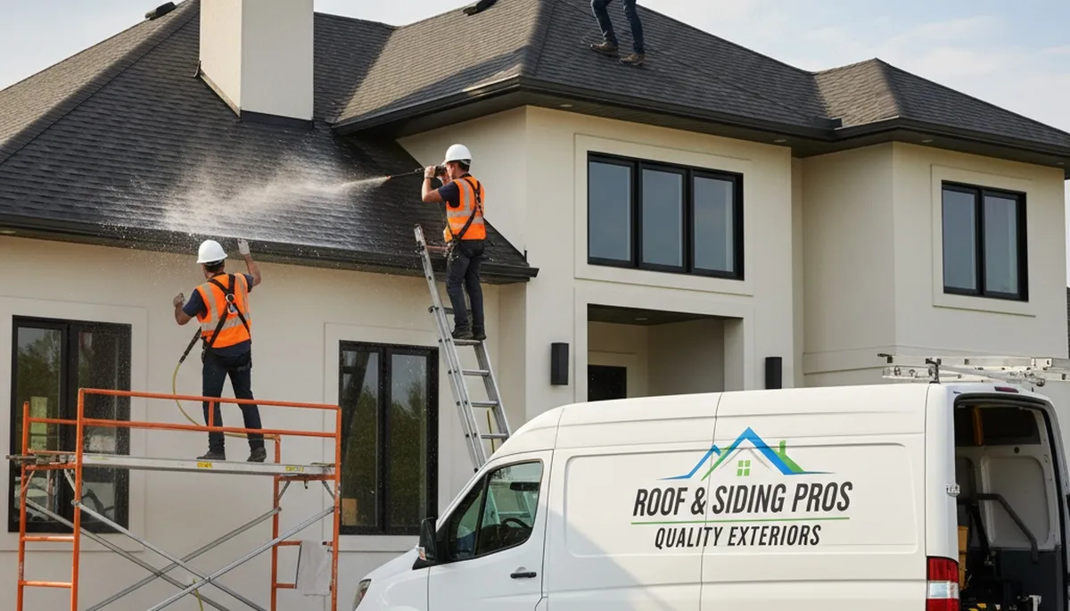 Professional roof inspection by siding experts in Knoxville, TN ensuring home protection and durability