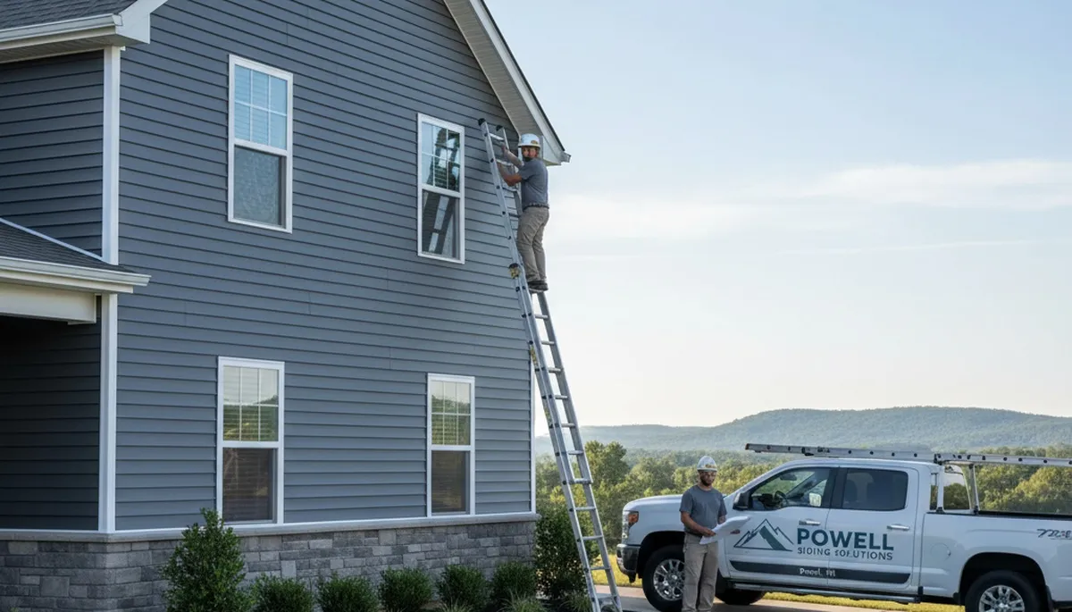 Vinyl siding contractors enhancing home exteriors in Knoxville, TN