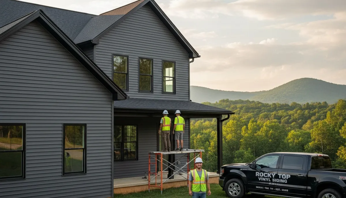Professional vinyl siding installation by expert contractors in Knoxville, TN