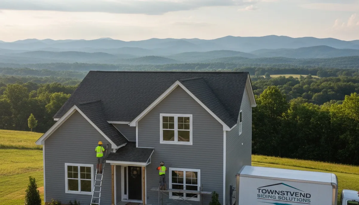 Professional vinyl siding installation by expert contractors in Knoxville, TN